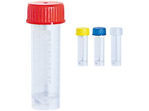 樣品管,5 ml,pp,紅色蓋,可立底,螺旋蓋,帶刻度,滅菌,無dna酶 rna酶,sample tube, 5 ml, red cap, self standing bottom, sterile 生命科學產品與技術服務